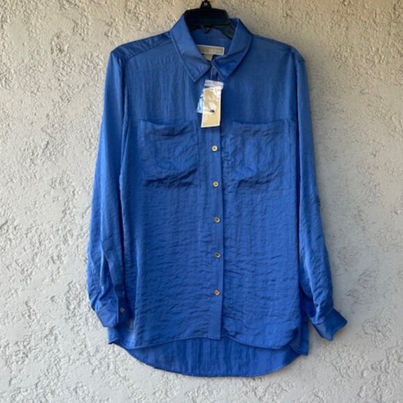 MICHAEL Michael Kors Tops - Cerulean Blue MK Tunic Blouse – new with tags